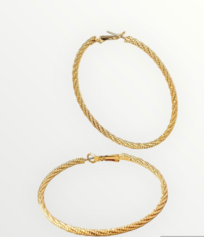 Lady C Twist Hoops