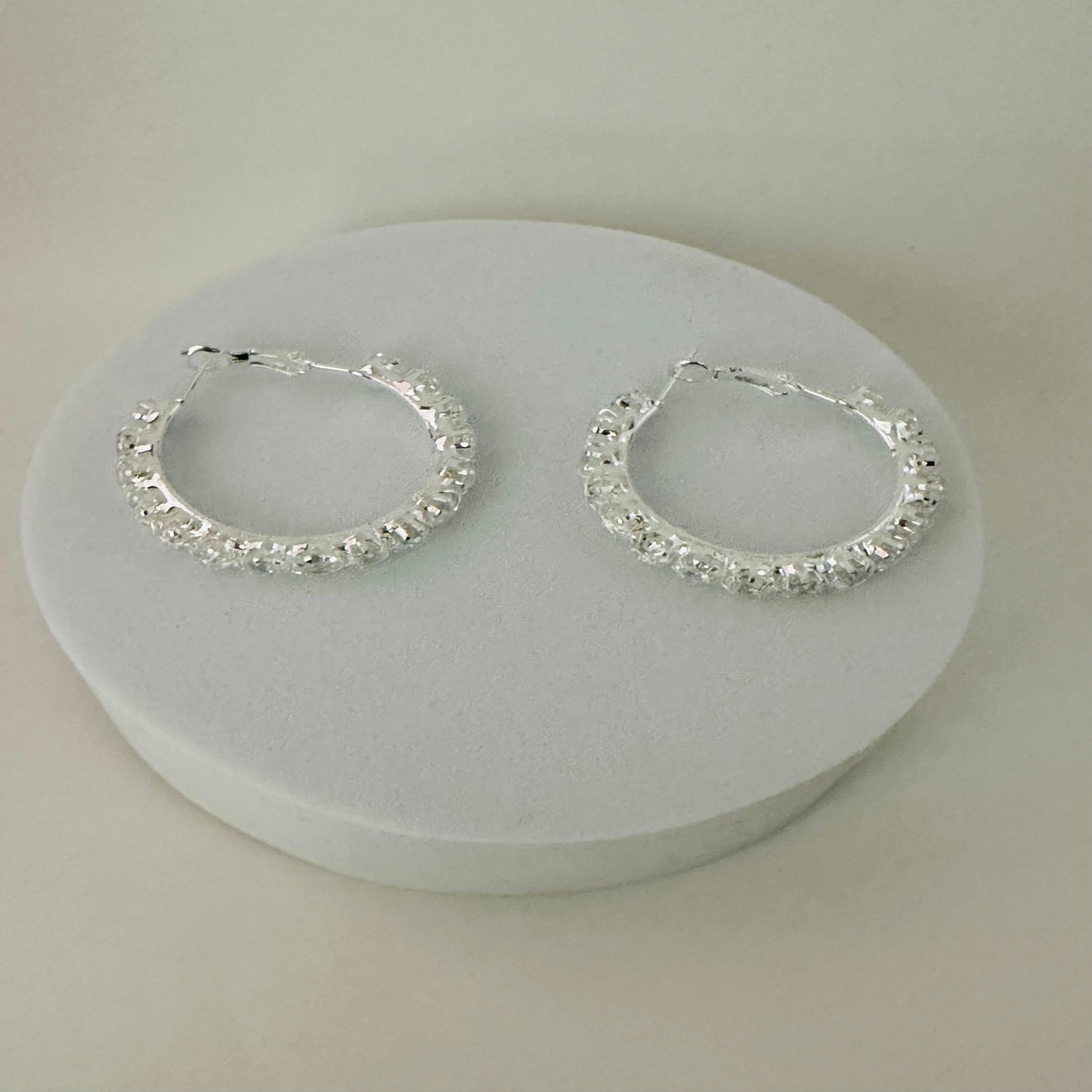 Sparkling Stardust Hoops