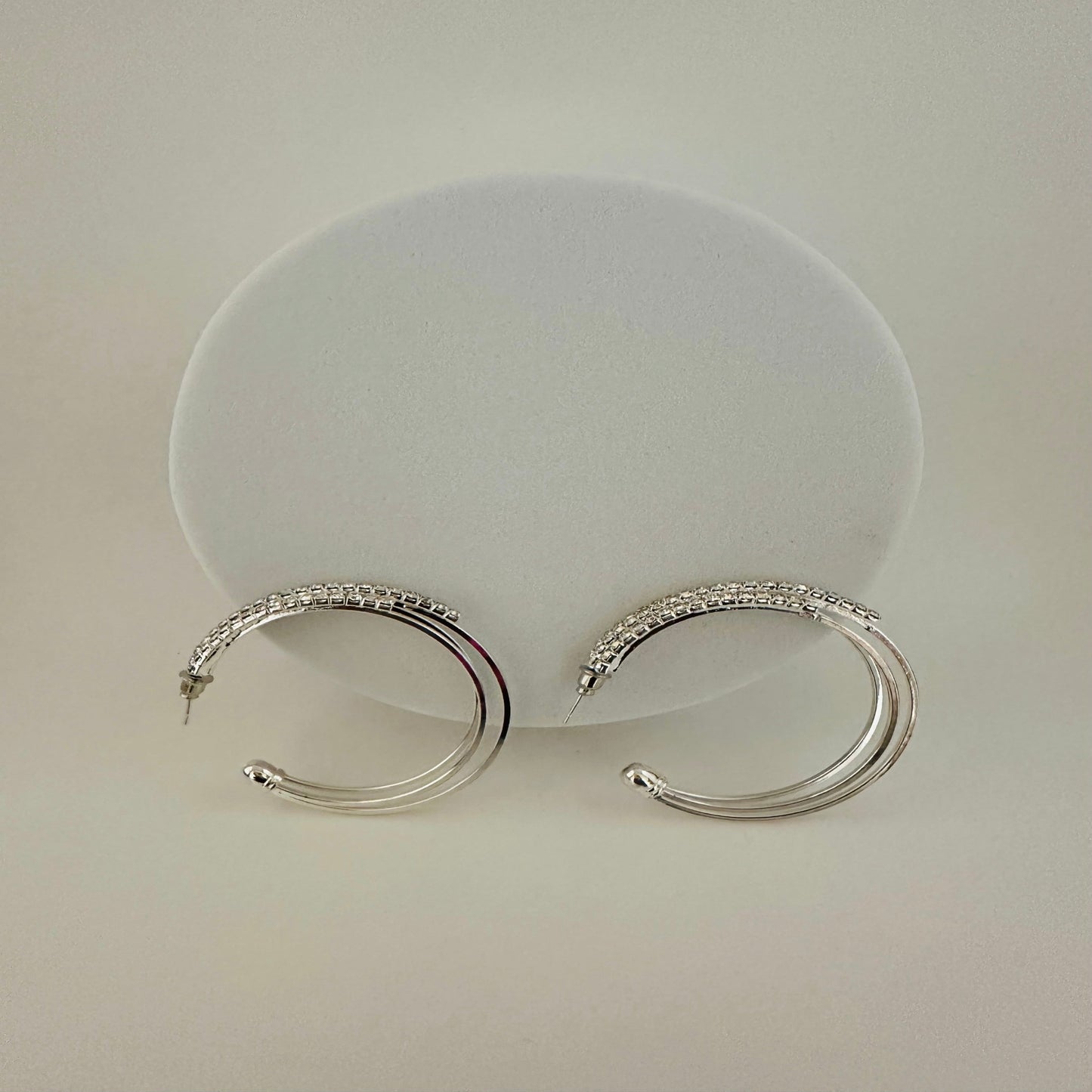 Glimmering Circlet Hoops