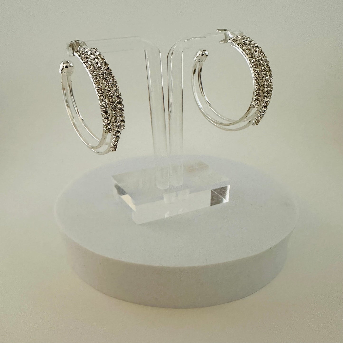 Glimmering Circlet Hoops