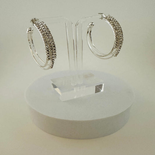 Glimmering Circlet Hoops