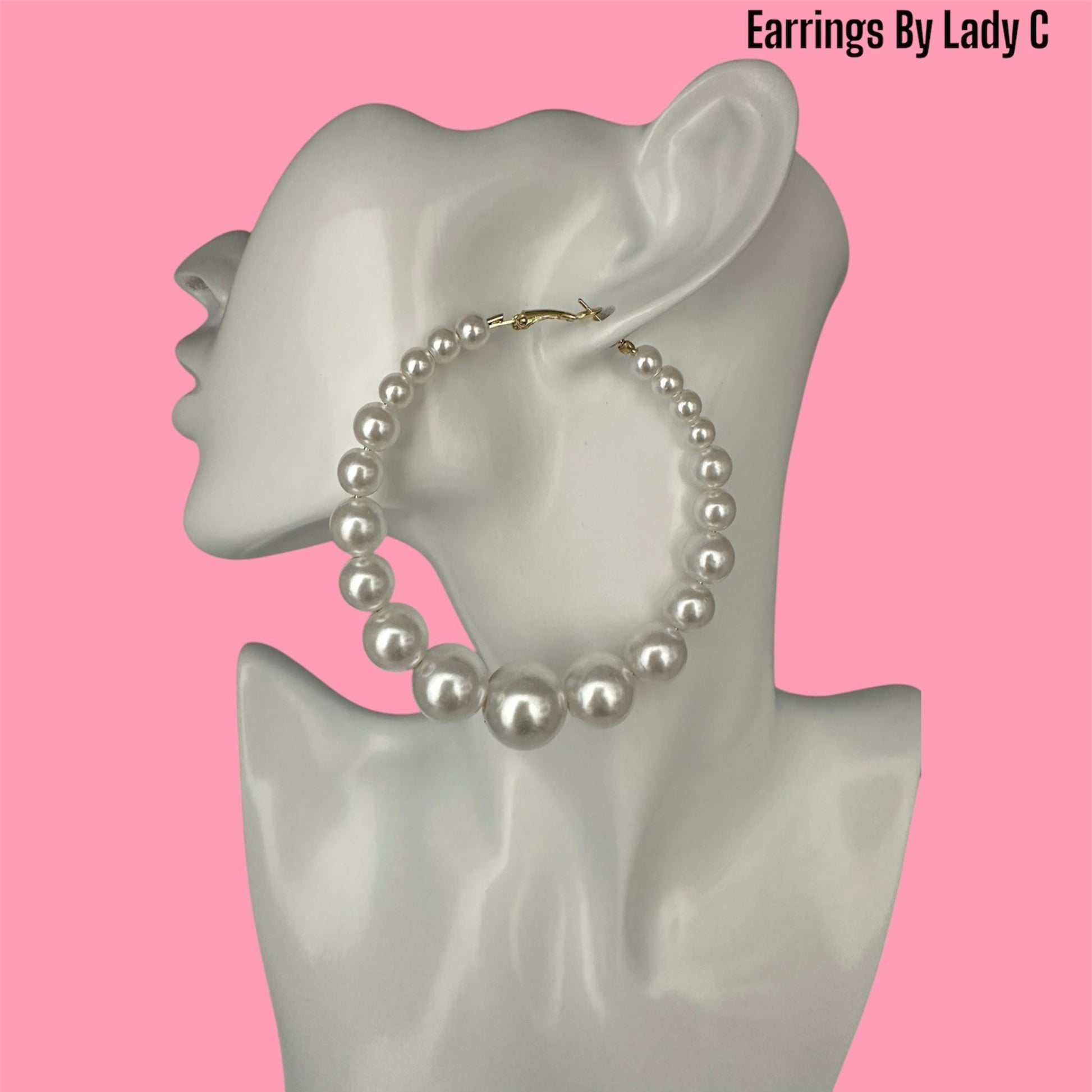 Elegant Pearl Hoop Earrings – Timeless Style for Every Occasion"