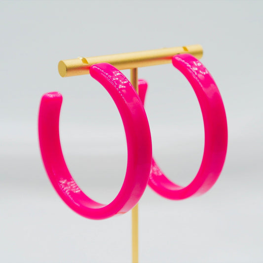 Pink Hoop Earrings – Stylish & Trendy Jewelry for Every Occasion