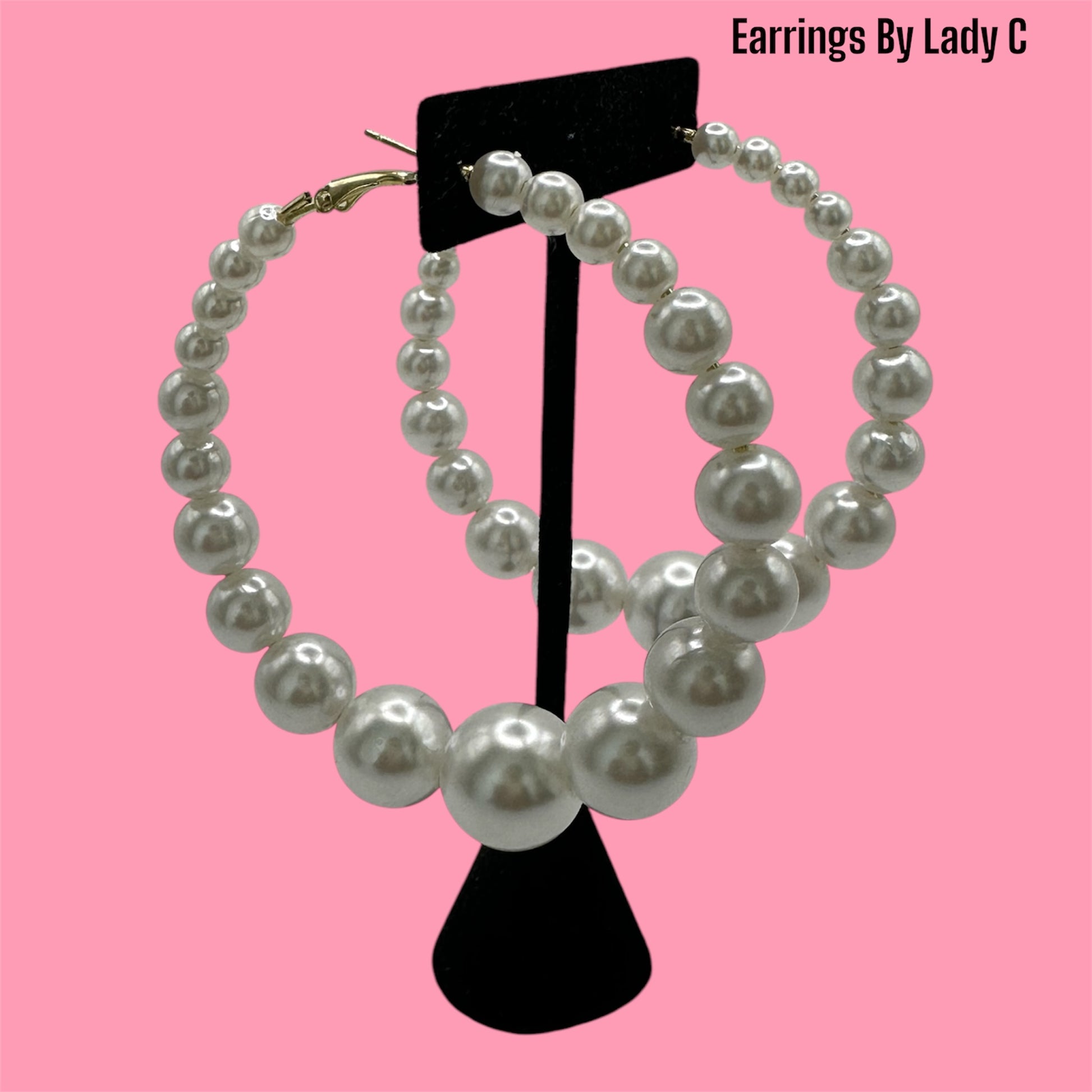 Elegant Pearl Hoop Earrings – Timeless Style for Every Occasion"