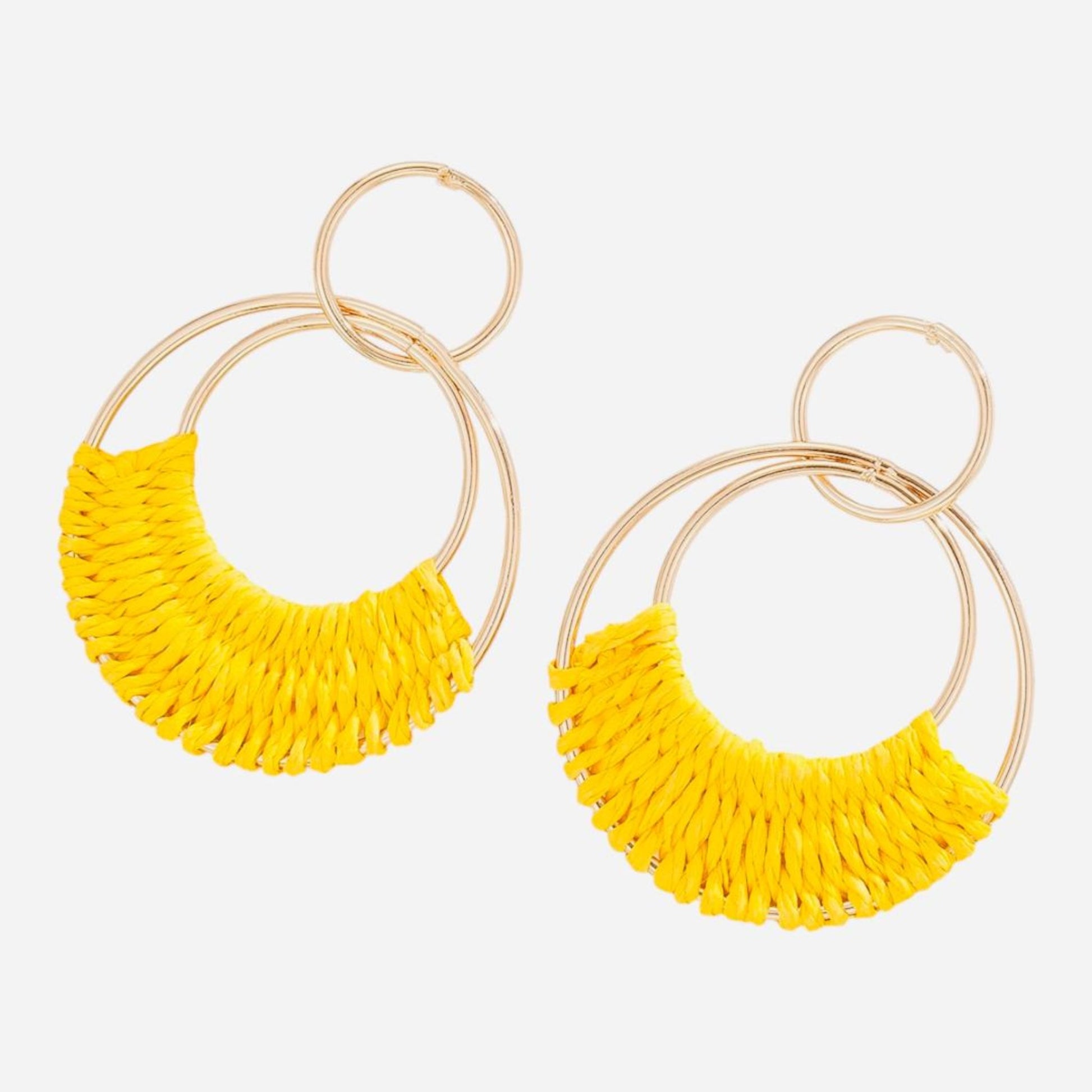 Yellow Drop Earrings